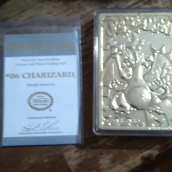 Pokemon Chizard #6 limited gold edition
